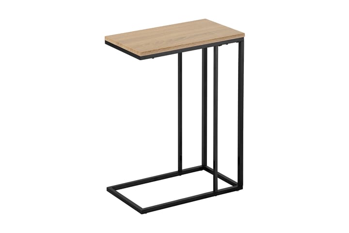 Apupöytä Elt Vaaleanruskea 46x26x62 cm - Tarjotinpöytä & pikkupöytä - Lamppupöytä