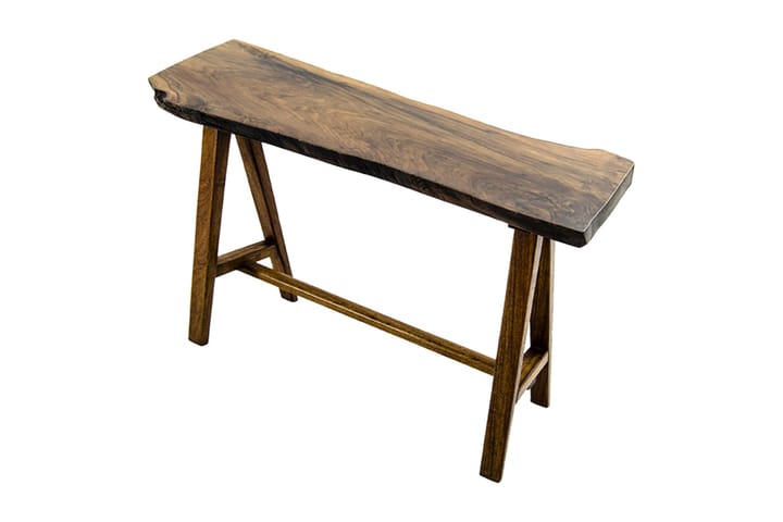Sivupöytä Malaon 130 cm - Tummanruskea - Tarjotinpöytä & pikkupöytä - Marmoripöydät - Lamppupöytä - Peilipöytä - Kokoontaitettavat pöydät