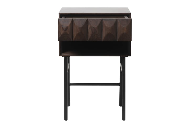 Sivupöytä Medric 46x46 cm - Ruskea - Tarjotinpöytä & pikkupöytä - Lamppupöytä