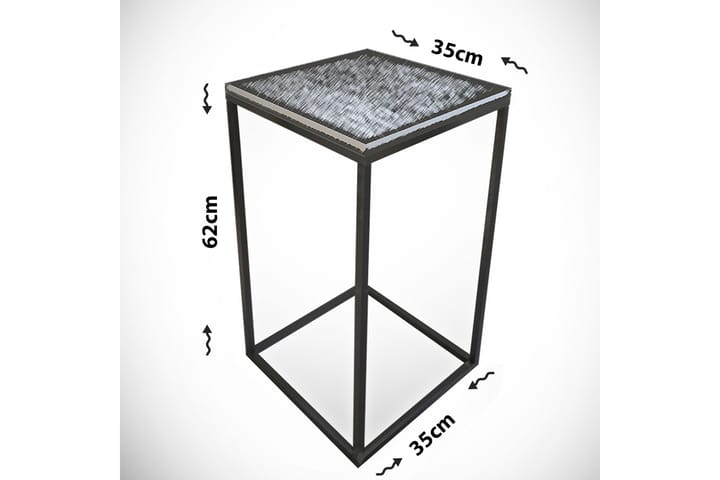 Sivupöytä Ubbeboda 35 cm - Harmaa - Huonekalut - Pöytä & ruokailuryhmä - Apupöytä & sivupöytä - Lamppupöytä