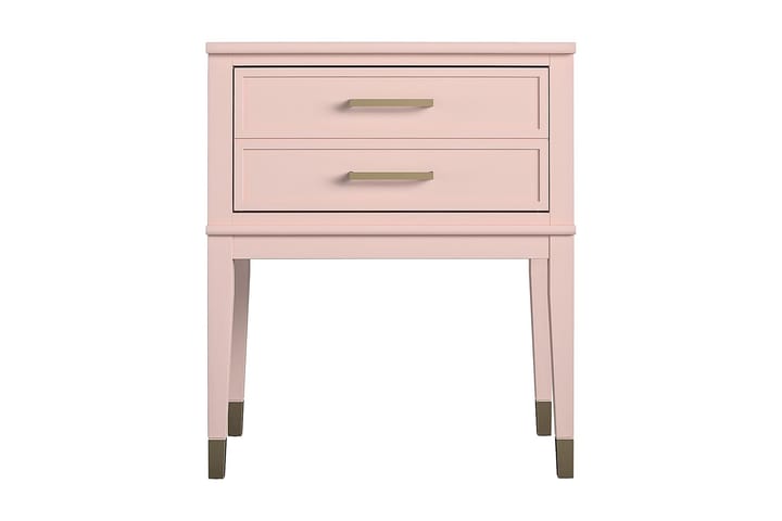 Sivupöytä Westerleigh 60 cm Vaaleanpunainen - CosmoLiving - Tarjotinpöytä & pikkupöytä - Lamppupöytä