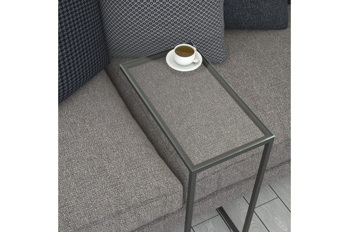 Sivupöytä Mertha 46 cm - Musta - Tarjotinpöytä & pikkupöytä - Lamppupöytä