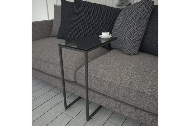Sivupöytä Mertha 46 cm - Musta - Tarjotinpöytä & pikkupöytä - Lamppupöytä
