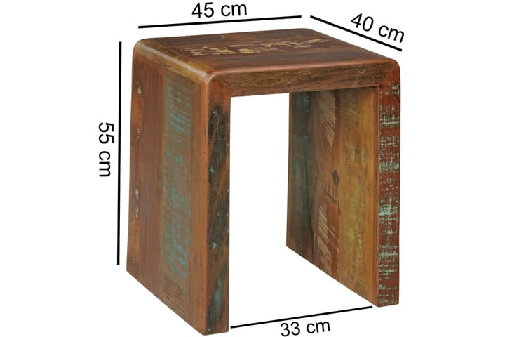 Sivupöytä Mirao 45 cm - Monivärinen - Huonekalut - Pöytä & ruokailuryhmä - Apupöytä & sivupöytä