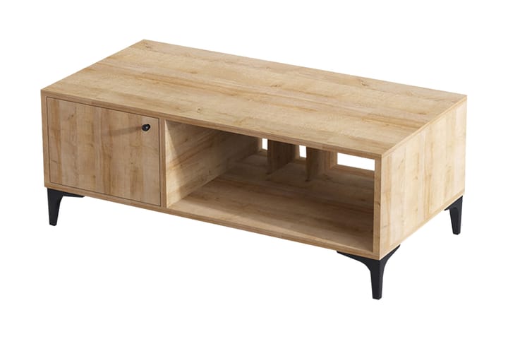 Tarjotinpöytä Rigonce 100 cm - Luonnonväri/Musta - Tarjotinpöytä & pikkupöytä - Peilipöytä