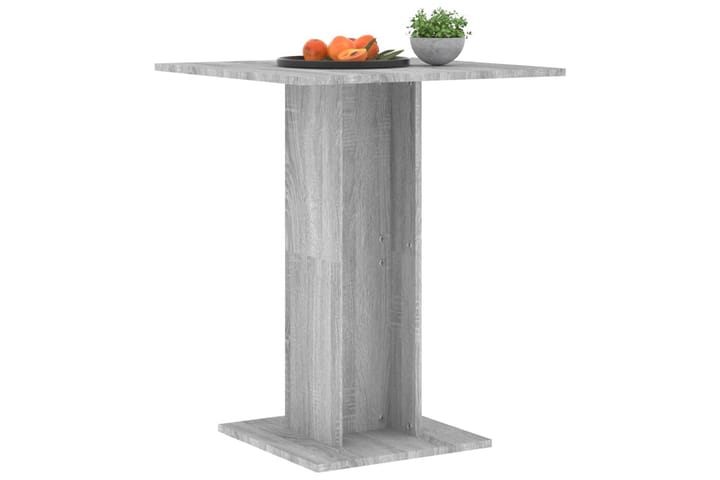 Bistropöytä harmaa Sonoma 60x60x75 cm tekninen puu - Harmaa - Baaripöytä
