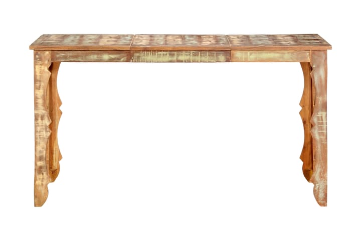 Ruokapöytä 140x70x76 cm täysi kierrätetty puu - Ruskea - Ruokapöydät & keittiön pöydät