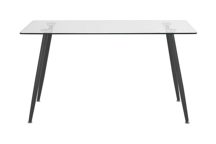 Ruokapöytä Awenda 140 cm - Lasi/Musta - Ruokapöydät & keittiön pöydät
