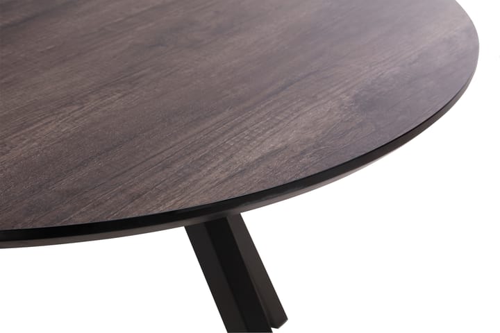 Ruokapöytä Cress 100 cm - Ruskea/Musta - Marmoripöydät - Kokoontaitettavat pöydät - Jatkettava ruokapöytä - Ruokapöydät & keittiön pöydät