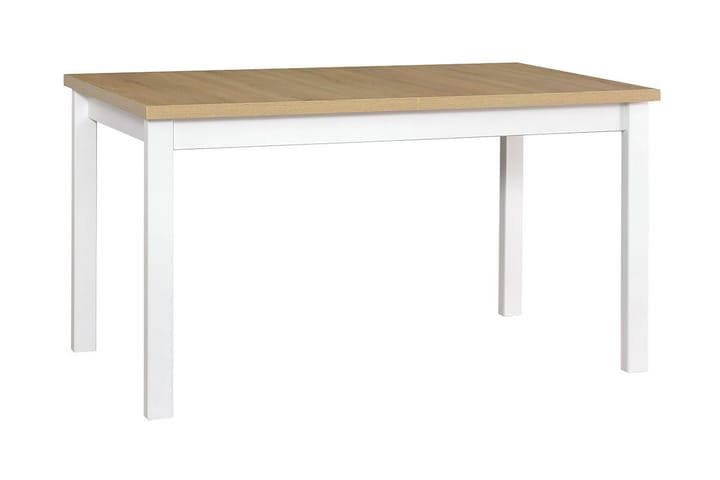 Ruokapöytä Gwenda - Tammi/Valkoinen - Marmoripöydät - Kokoontaitettavat pöydät - Jatkettava ruokapöytä - Ruokapöydät & keittiön pöydät