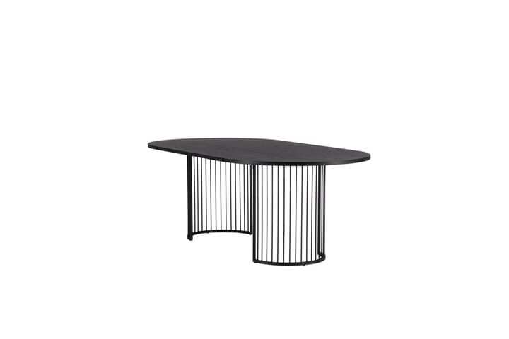 Ruokapöytä Hamneskär 220x110 cm Musta - Vind - Marmoripöydät - Kokoontaitettavat pöydät - Jatkettava ruokapöytä - Ruokapöydät & keittiön pöydät