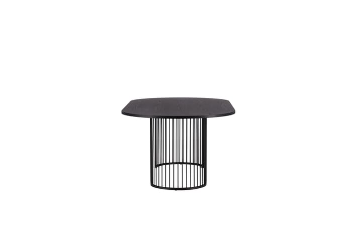 Ruokapöytä Hamneskär 220x110 cm Musta - Vind - Marmoripöydät - Kokoontaitettavat pöydät - Jatkettava ruokapöytä - Ruokapöydät & keittiön pöydät