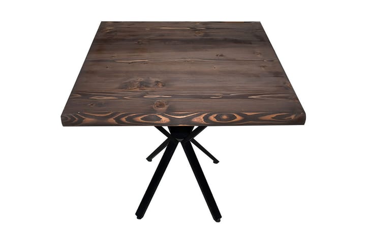 Ruokapöytä Kamaria 80x75x80 cm - Ruskea - Marmoripöydät - Kokoontaitettavat pöydät - Jatkettava ruokapöytä - Ruokapöydät & keittiön pöydät