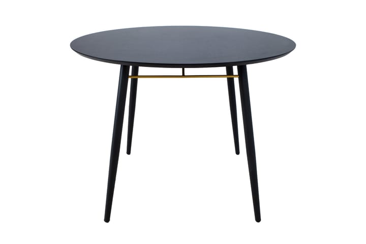 Ruokapöytä Luxemburg 100 cm Musta/Kupari - Marmoripöydät - Kokoontaitettavat pöydät - Jatkettava ruokapöytä - Ruokapöydät & keittiön pöydät
