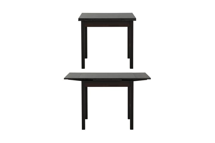 Ruokapöytä Magret Jatkettava 80-120 cm - Musta - Kokoontaitettavat pöydät - Marmoripöydät - Jatkettava ruokapöytä - Ruokapöydät & keittiön pöydät
