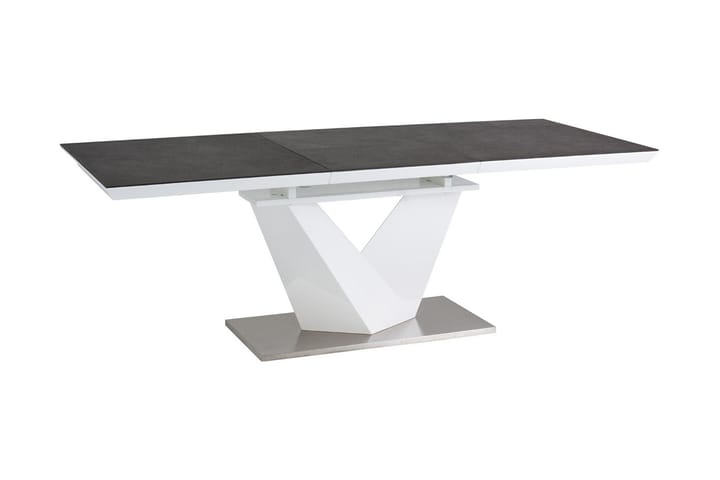 Ruokapöytä Munico 140 cm - Lasi/Harmaa - Ruokapöydät & keittiön pöydät