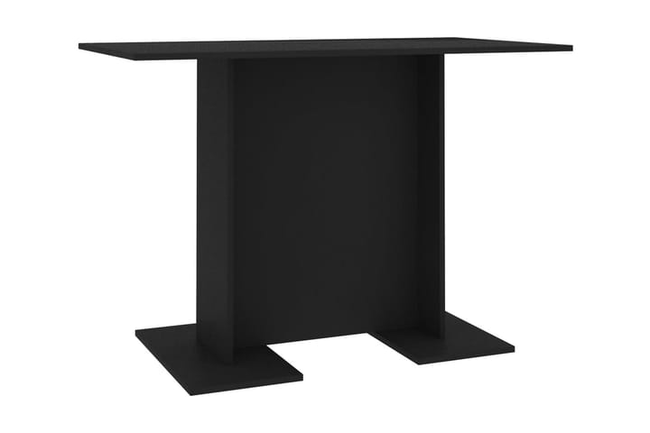 Ruokapöytä musta 110x60x75 cm lastulevy - Musta - Ruokapöydät & keittiön pöydät
