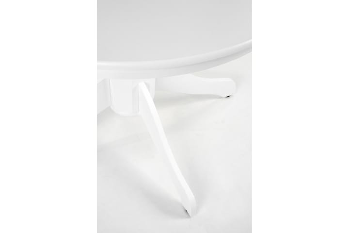 Ruokapöytä Sarita 106 cm - Valkoinen - Marmoripöydät - Kokoontaitettavat pöydät - Jatkettava ruokapöytä - Ruokapöydät & keittiön pöydät