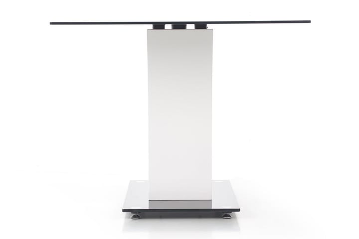 Ruokapöytä Steltzer 160 cm Lasi - Musta/Valkoinen - Ruokapöydät & keittiön pöydät