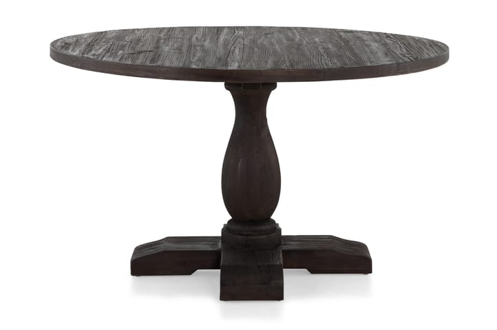 Ruokapöytä Suzon 130 cm Pyöreä - Ruskea - Marmoripöydät - Kokoontaitettavat pöydät - Jatkettava ruokapöytä - Ruokapöydät & keittiön pöydät