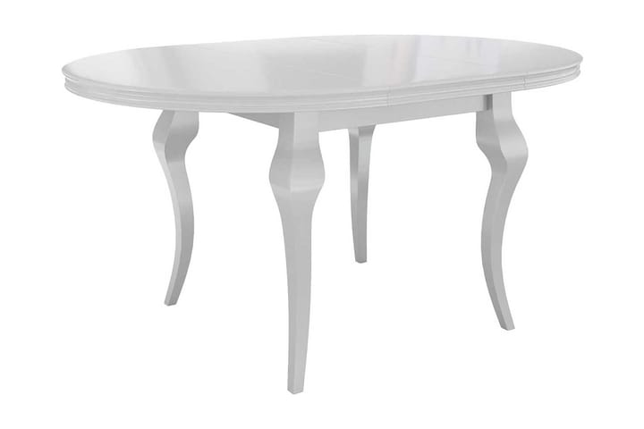 Ruokapöytä - Valkoinen - Marmoripöydät - Kokoontaitettavat pöydät - Jatkettava ruokapöytä - Ruokapöydät & keittiön pöydät