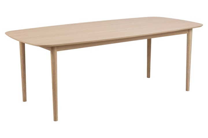 Ruokapöytä Salama 210x100 cm - Valkoinen - Ruokapöydät & keittiön pöydät