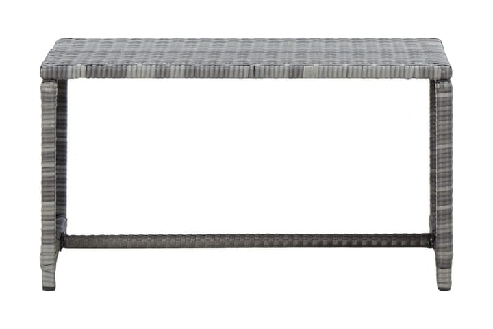 Sohvapöytä antrasiitti 70x40x38 cm polyrottinki - Antrasiitti - Sohvapöytä
