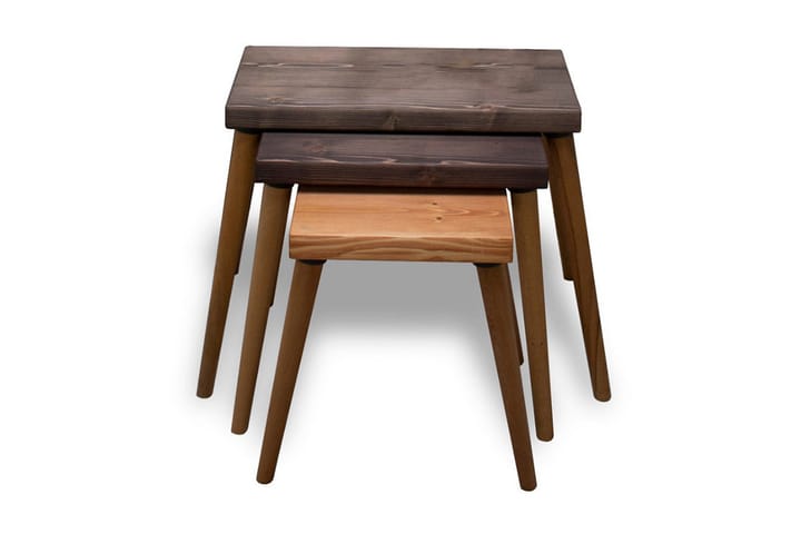 Sivupöytä Oliviat 62x52x62 cm - Ruskea - Sarjapöytä - Marmoripöydät - Sohvapöytä - Peilipöytä - Kokoontaitettavat pöydät