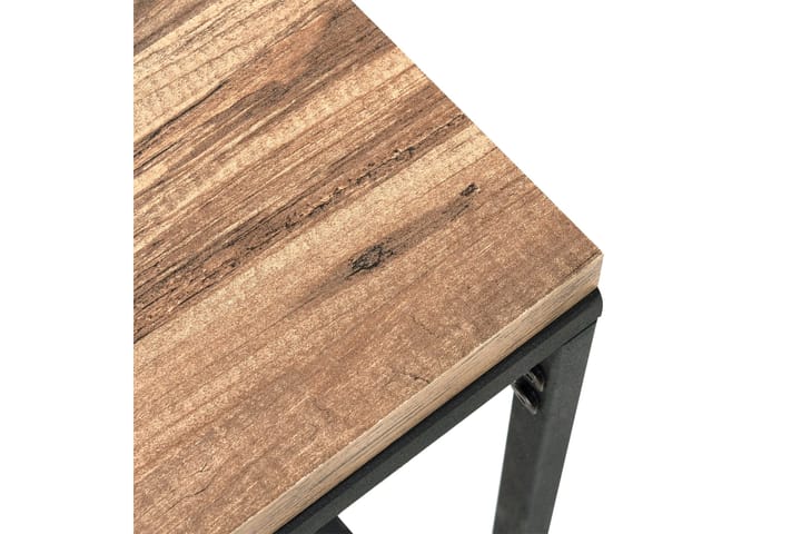 Sohvapöytä Aizpute 110 cm - Luonnonväri/Musta - Sohvapöytä