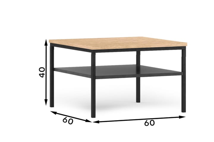 Sohvapöytä Emika 60 cm - Huonekalut - Pöytä & ruokailuryhmä - Sohvapöytä