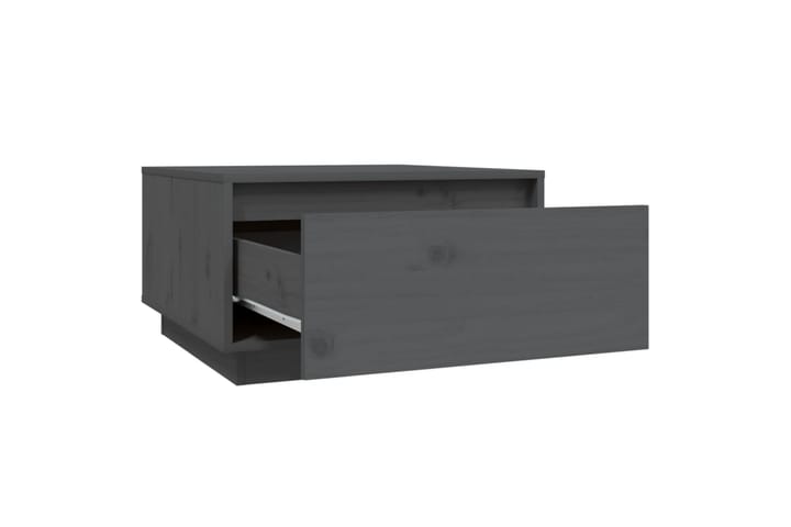 Sohvapöytä harmaa 55x56x32 cm täysi mänty - Harmaa - Sohvapöytä