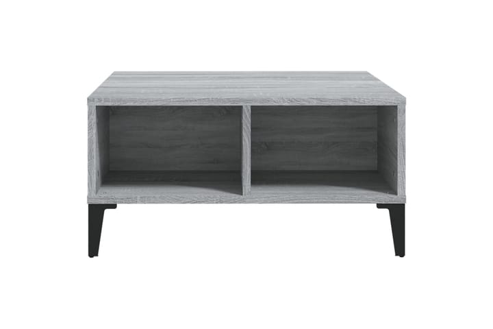 Sohvapöytä harmaa Sonoma 60x60x30 cm lastulevy - Harmaa - Sohvapöytä