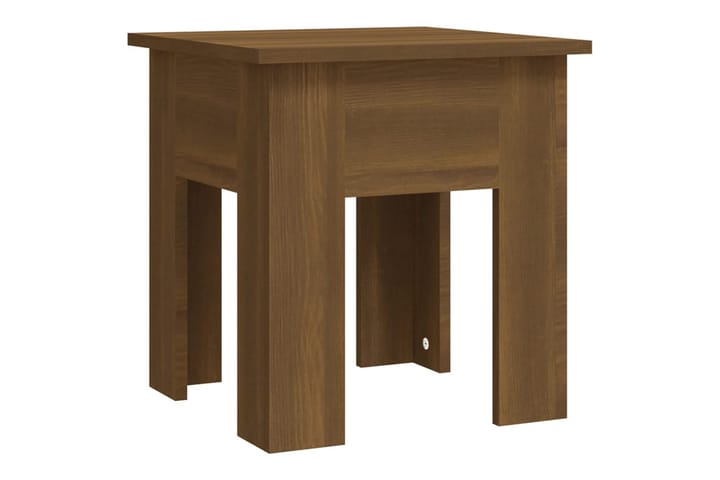 Sohvapöytä ruskea tammi 40x40x42 cm lastulevy - Ruskea - Sohvapöytä