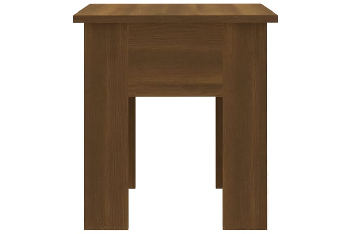 Sohvapöytä ruskea tammi 40x40x42 cm lastulevy - Ruskea - Sohvapöytä