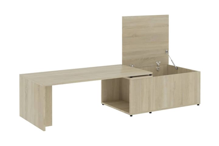 Sohvapöytä Sonoma-tammi 150x50x35 cm lastulevy - Sohvapöytä