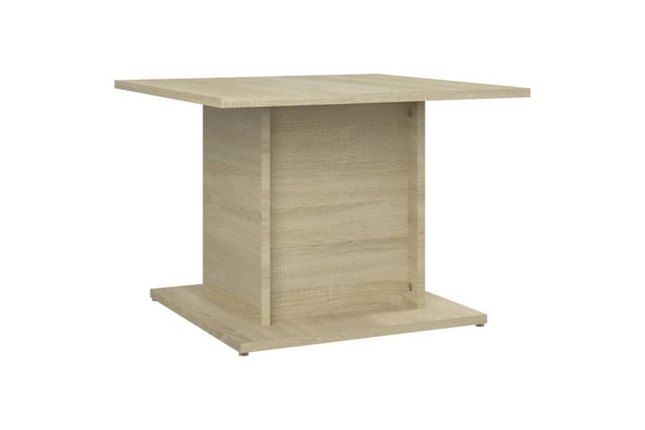 Sohvapöytä Sonoma-tammi 55,5x55,5x40 cm lastulevy - Beige - Sohvapöytä