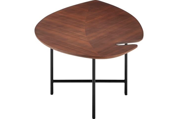 Sohvapöytä Tokelsmala 120 cm - Tummanruskea/Musta - Sohvapöytä