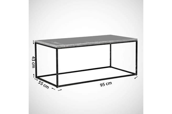 Sohvapöytä Ubbeboda 95 cm - Vaaleanruskea - Huonekalut - Pöytä & ruokailuryhmä - Sohvapöytä