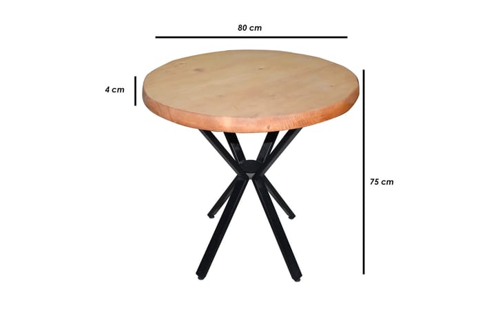 Sohvapöytä Vogue 80x75x80 cm Pyöreä - Tummanvihreä - Sohvapöytä säilytystilalla - Sohvapöytä - Peilipöytä - Säädettävä sohvapöytä - Kokoontaitettavat pöydät - Marmoripöydät - Sohvapöytä renkailla