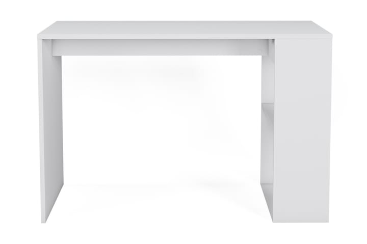 Kirjoituspöytä Atacama 112 cm - Valkoinen - Tietokonepöytä
 - Sähköpöytä & säädettävä työpöytä - Kirjoituspöytä - Kokoontaitettavat pöydät - Marmoripöydät