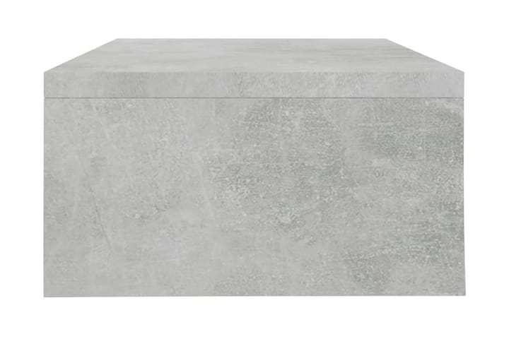 Näyttökoroke betoninharmaa 42x24x13 cm lastulevy - Harmaa - Huonekalut - Pöytä & ruokailuryhmä - Työpöytä
 - Kirjoituspöytä