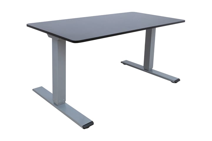 Työpöytä Ergo Optimal 2-moottorilla 140x80 cm Musta/Harmaa - Tietokonepöytä
 - Kirjoituspöytä