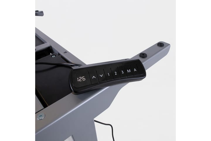 Työpöytä Ergo Optimal 2-moottorilla 140x80 cm Musta/Harmaa - Tietokonepöytä
 - Kirjoituspöytä