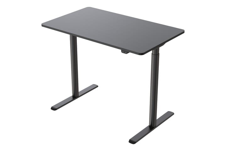 Lykke Nordic Säädettävä Kirjoituspöytä 120x60 cm - Musta - Tietokonepöytä
 - Sähköpöytä & säädettävä työpöytä - Kirjoituspöytä - Kokoontaitettavat pöydät - Marmoripöydät