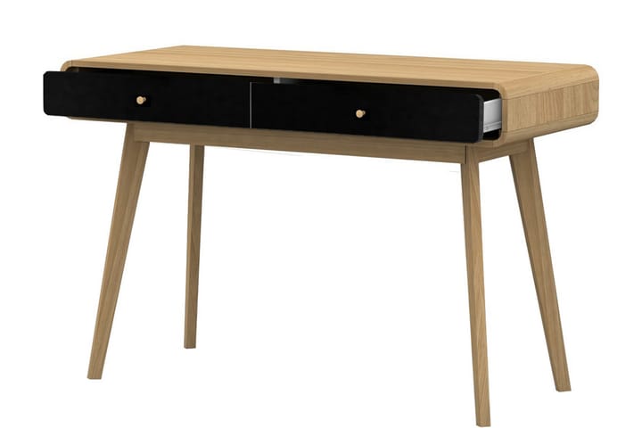 Kirjoituspöytä Caitlyn 120 cm - Luonnonväri/Musta - Tietokonepöytä
 - Kirjoituspöytä