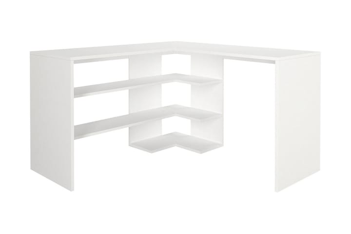 Työpöytä Palmetto 120 cm - Valkoinen - Tietokonepöytä
 - Sähköpöytä & säädettävä työpöytä - Kirjoituspöytä - Kokoontaitettavat pöydät - Marmoripöydät