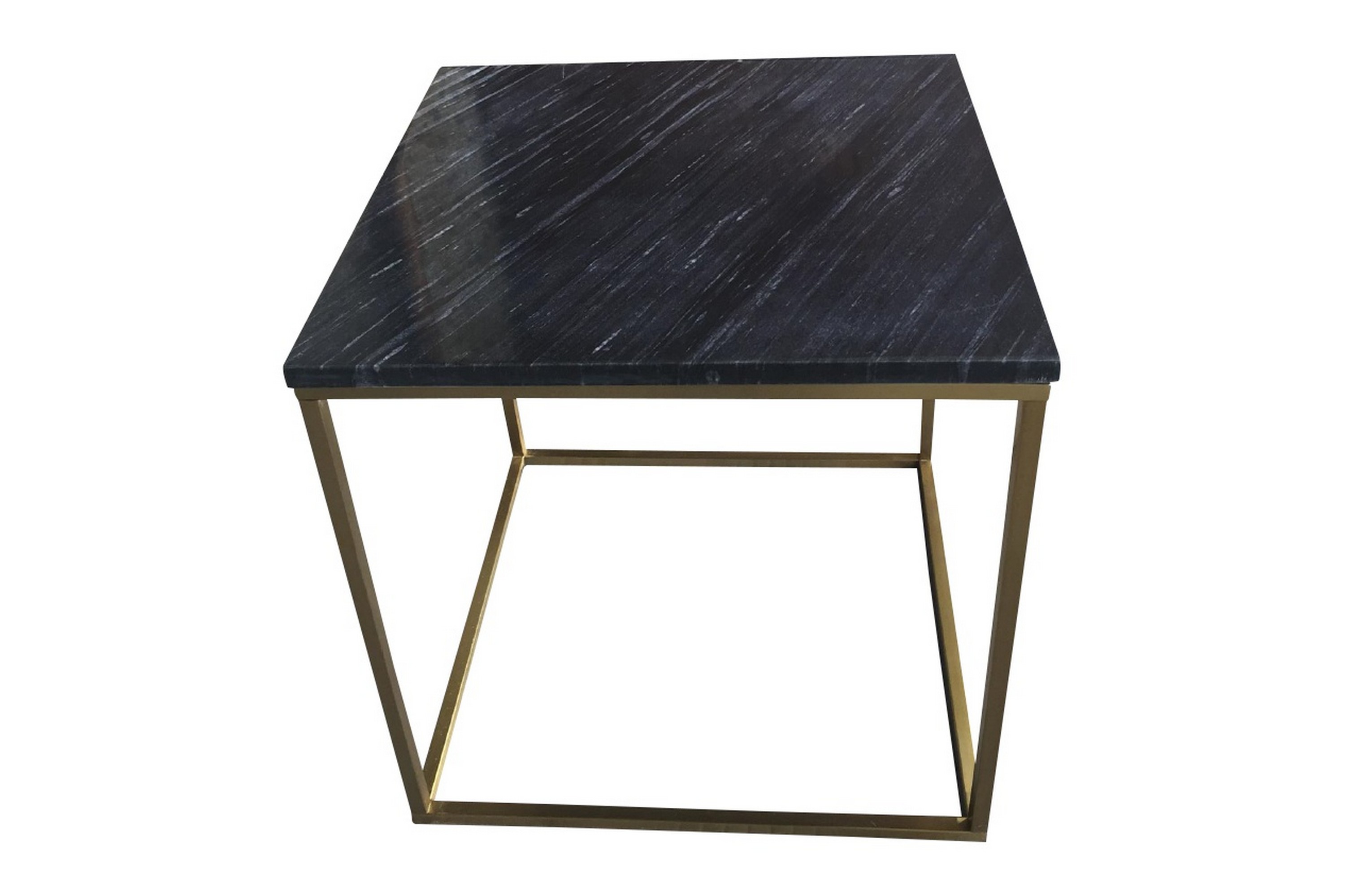 Sivupöytä Gislaved 50 cm - Musta/Kulta
