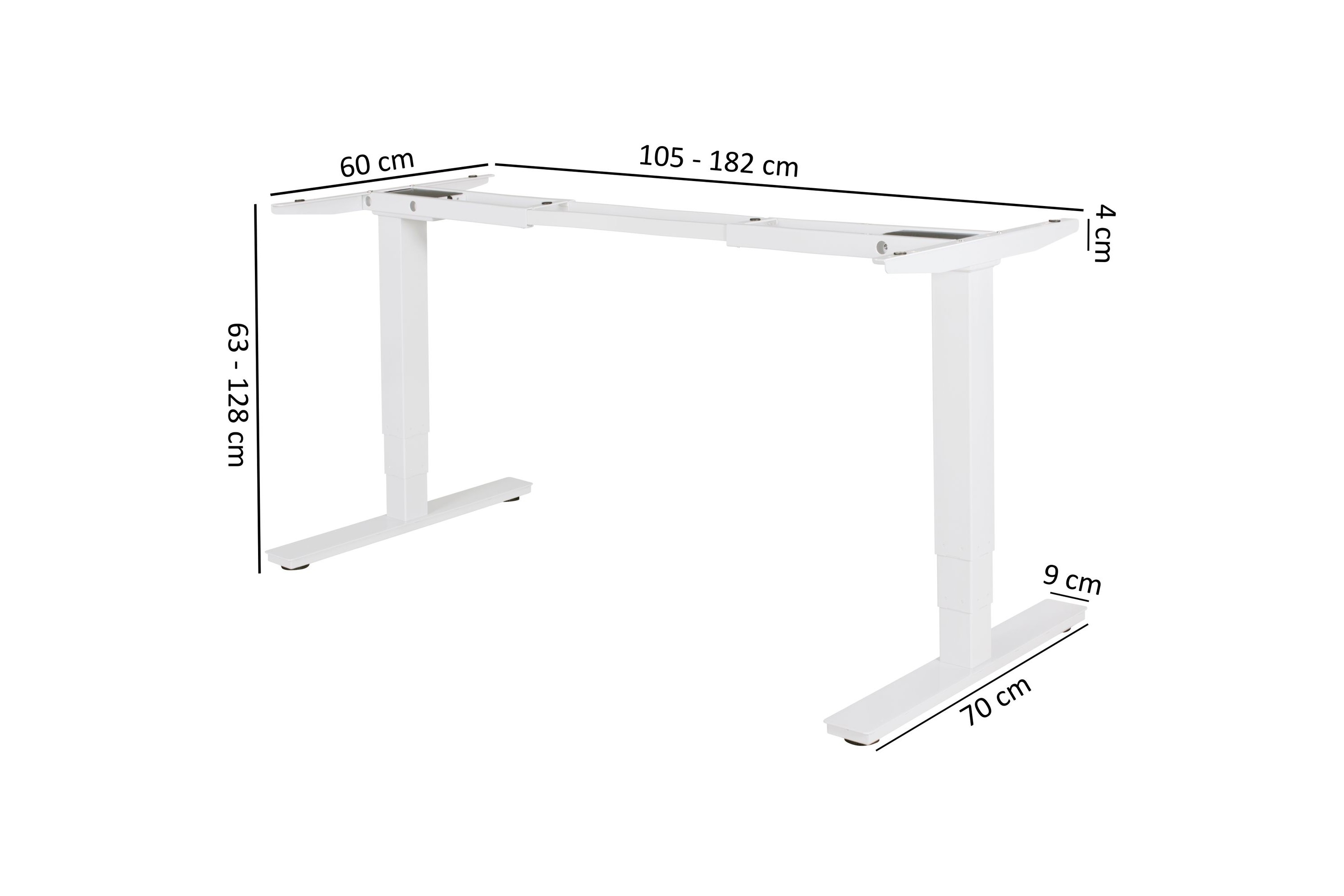 Höj- Och Sänkbart Kirjoituspöytä Ozbay 182 Cm - Pöydän Jalusta | Kodin1.com