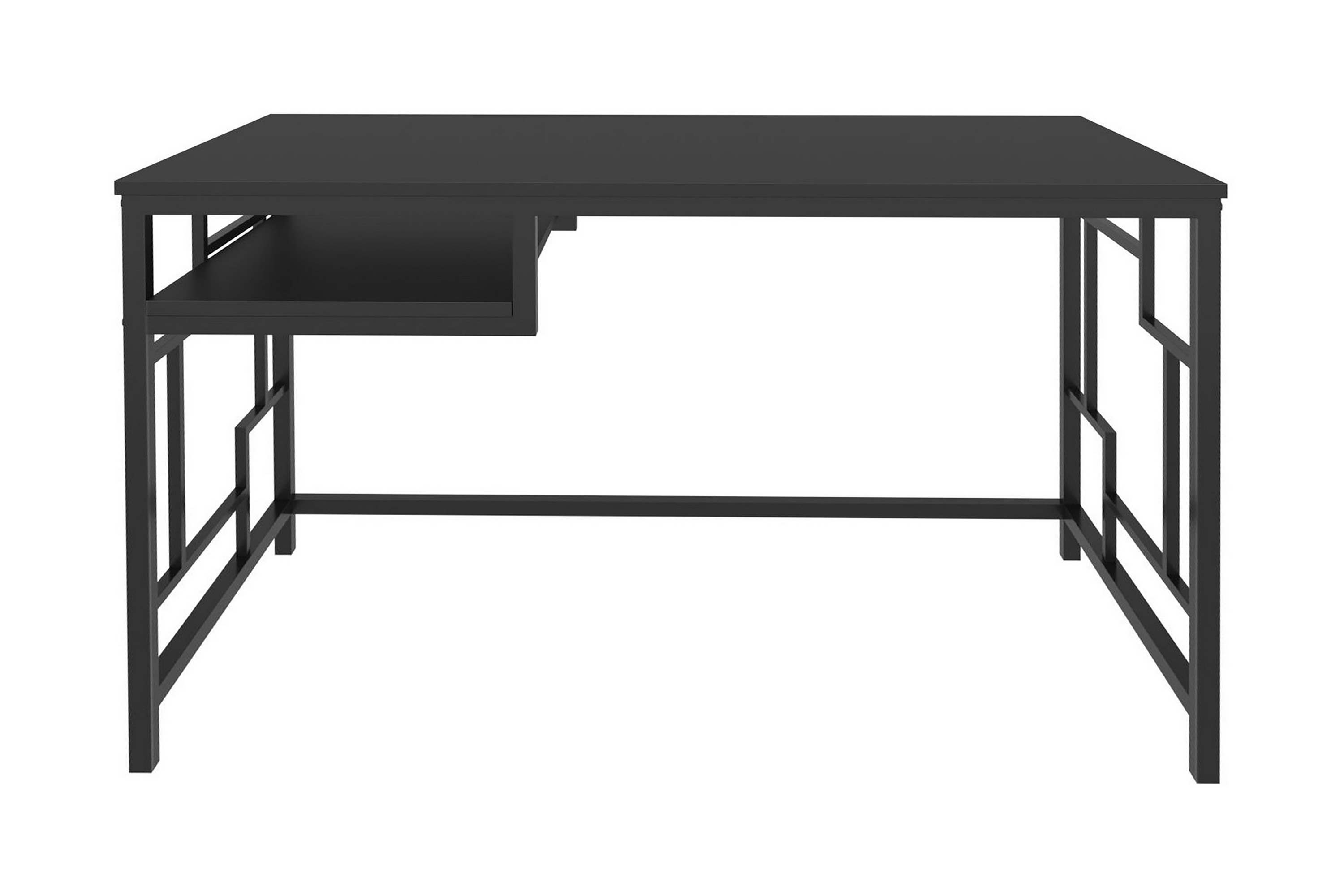 Kirjoituspöytä Yepan 60x74,8x120 cm - Musta/Antrasiitti