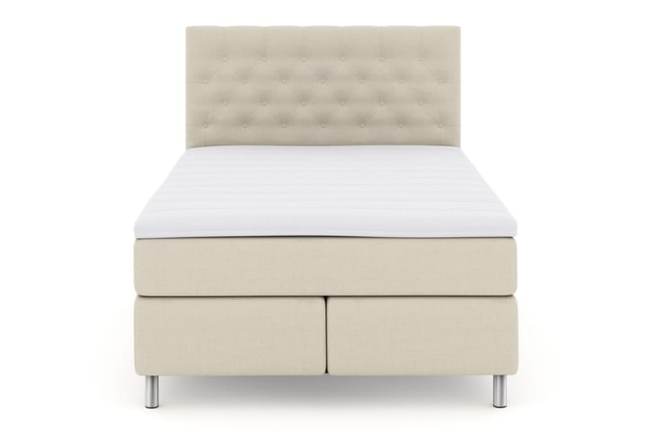 Sänkypaketti Choice No 3 160x200 Kova/Medium - Beige/Metallijalat - Huonekalut - Sänky - Jenkkisängyt